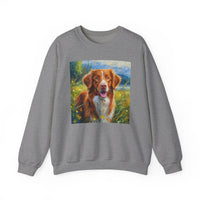 Dixie the Nova Scotia Duck Tolling Retriever 50/50 Crewneck Sweatshirt
