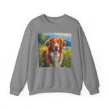 Dixie the Nova Scotia Duck Tolling Retriever 50/50 Crewneck Sweatshirt