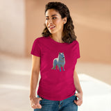 Volpino Italiano - Women's Midweight Cotton Tee
