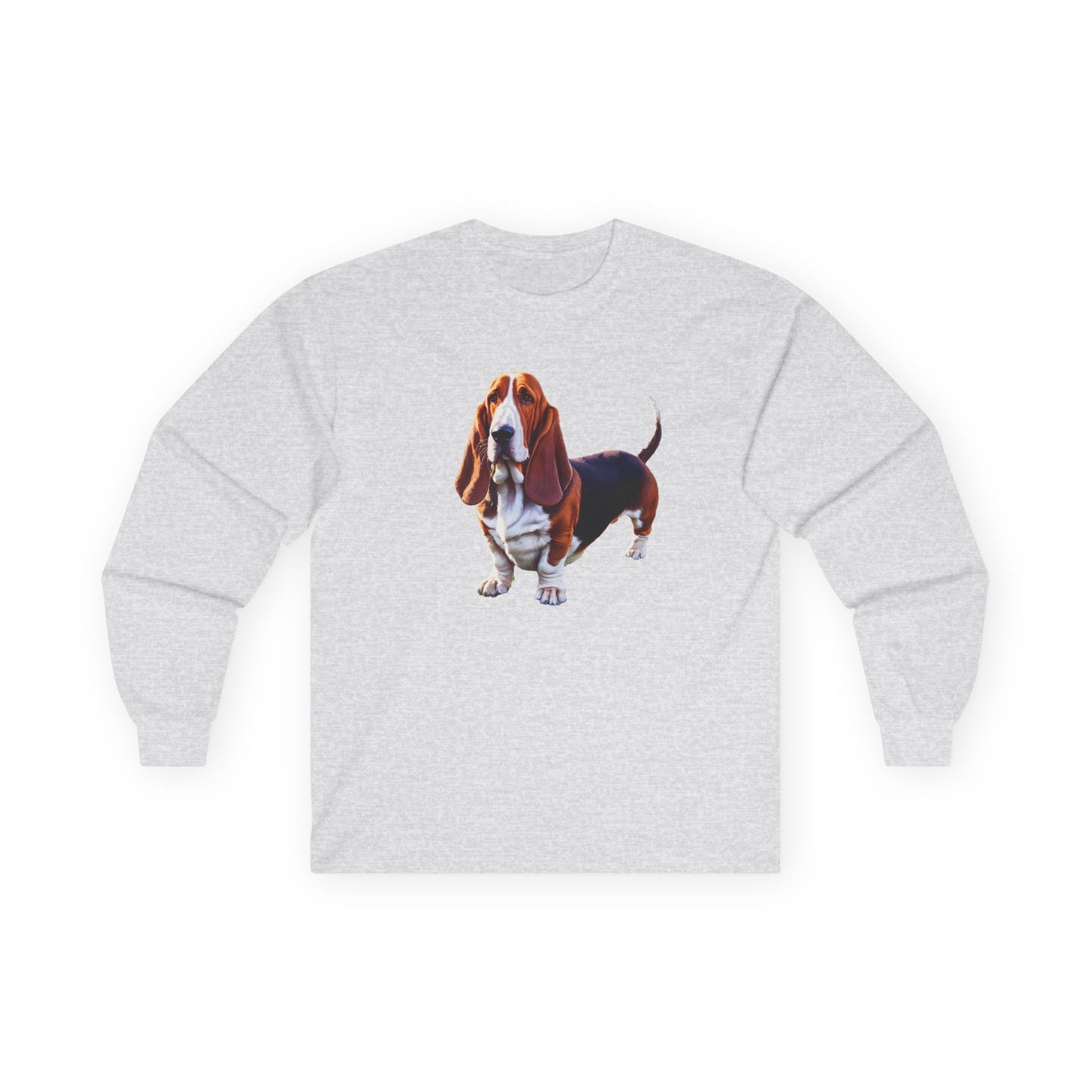 Basset Hound Unisex Classic Cotton Long Sleeve Tee