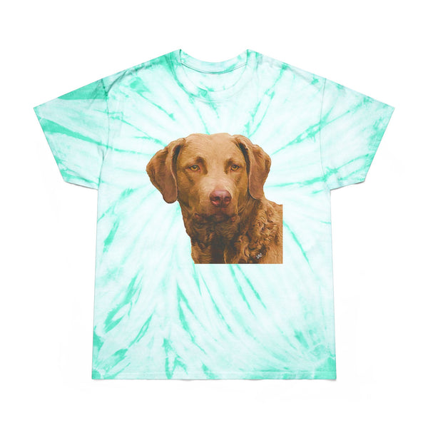Chesapeake Bay Retriever Unisex Tie-Dye Tee, Cyclone