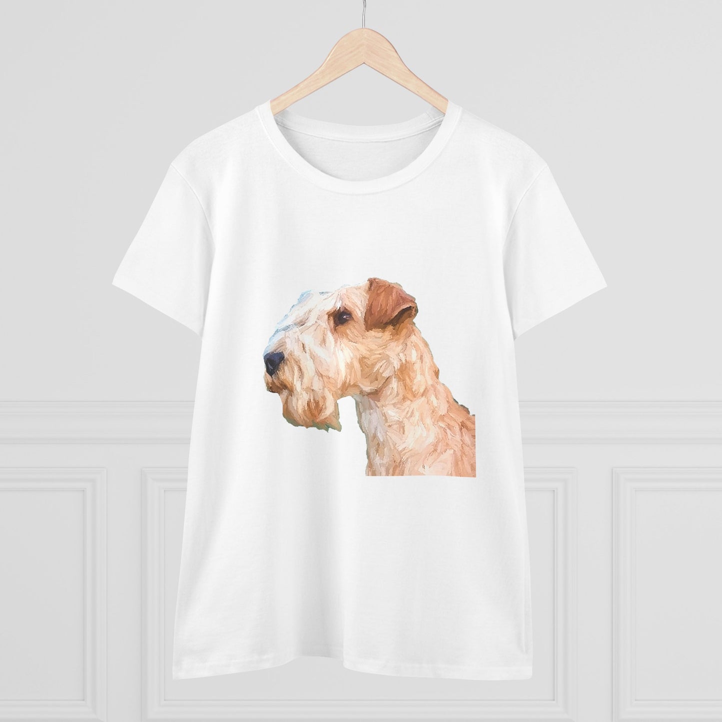 Lakeland Terrier Women's Midweight Cotton Tee