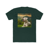 Dogo Argentino Men's Fitted Cotton Crew Tee