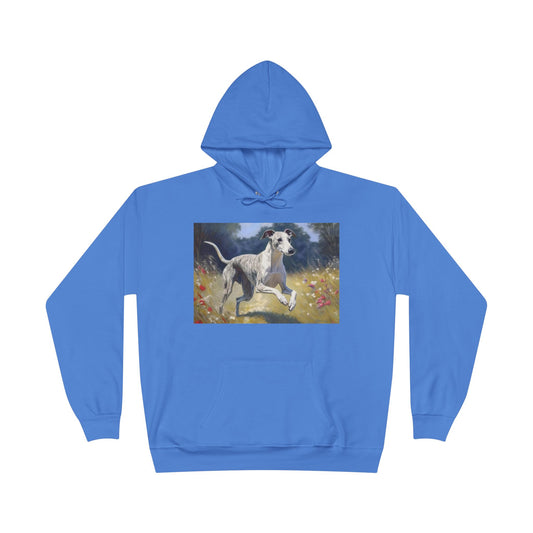 Whippet Unisex Fleece Lined Pullover Hoodie Sweatshirt