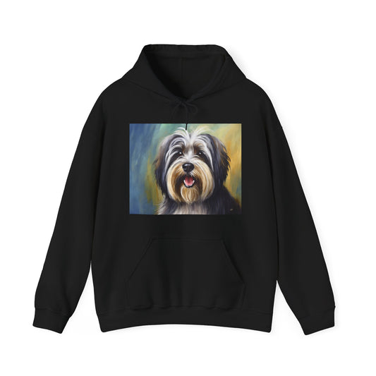 Tibetan Terrier 50/50 Hooded Sweatshirt