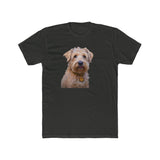 Soft Coated Wheaten Terrier - Men's Fitted Cotton Crew Tee