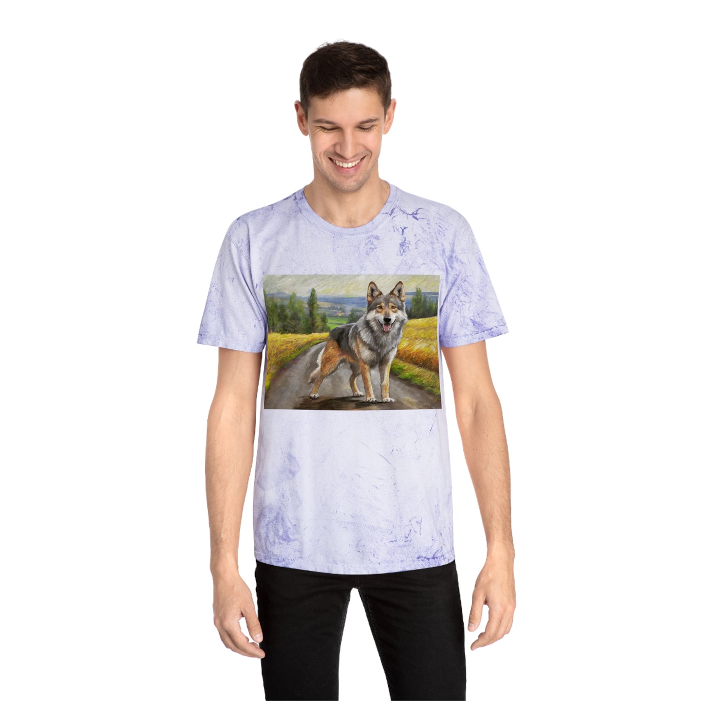 Czechoslovakian Vlciak Wolfdog Classic Color Blast T-Shirt