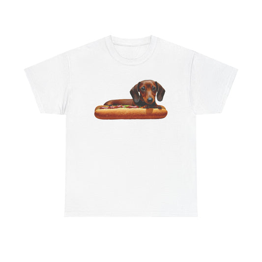 Dachshund Delight Unisex Heavy Cotton Tee