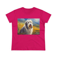 Old English Sheepdog Women's Midweight Cotton Tee