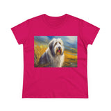 Old English Sheepdog Women's Midweight Cotton Tee