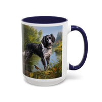 Large Munsterlander  - Ceramic Accent Coffee Mug  - 2 Sizes