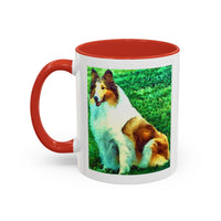 Collie 'Ramsey' Accent Coffee Mug, - 2 Sizes