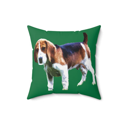 American Foxhound Spun Polyester Throw Pillow