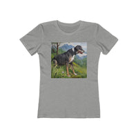 Mountain Cur -  Women's Slim Flit Ringspun Cotton Tee