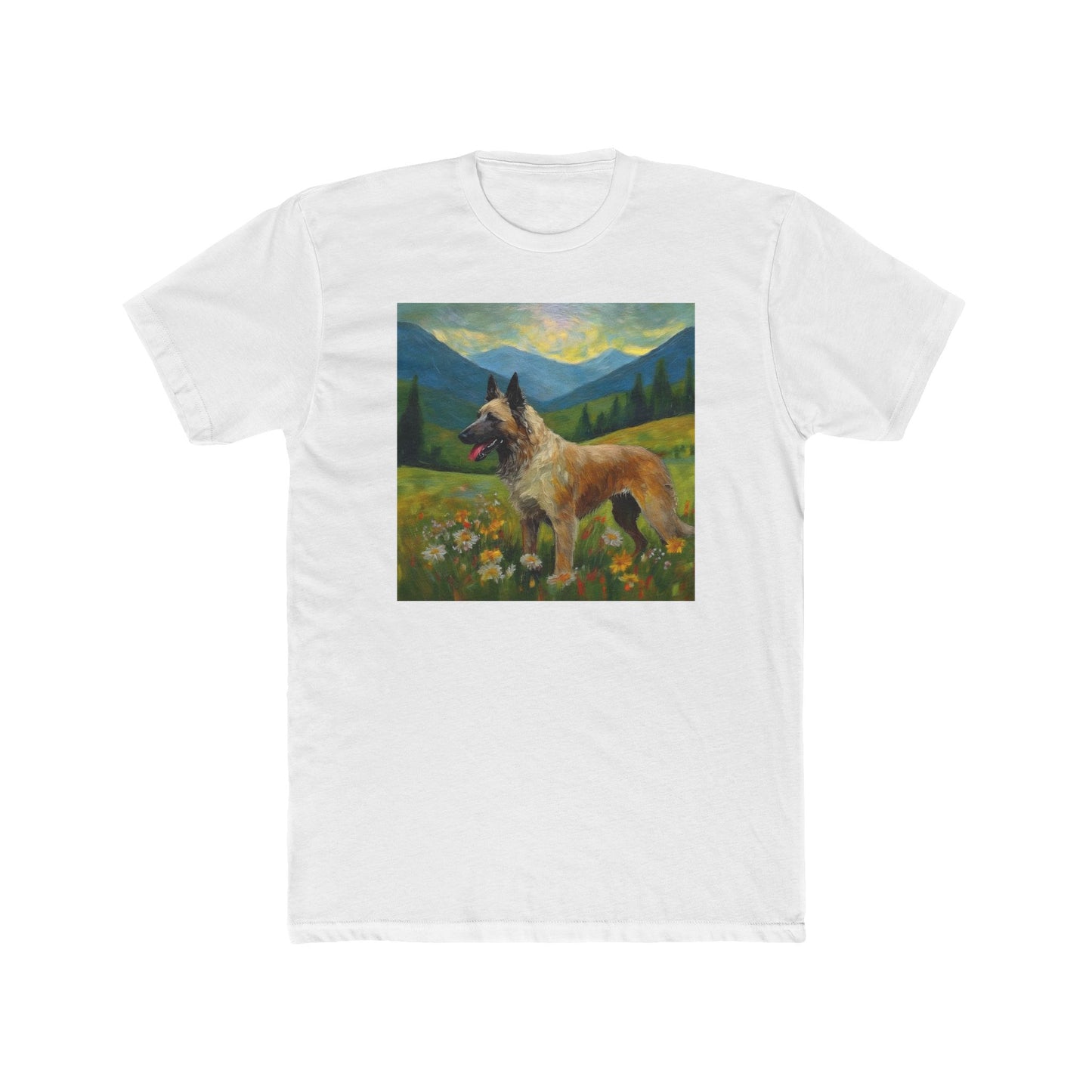Belgian Laekenois Men's Fitted Cotton Crew Tee