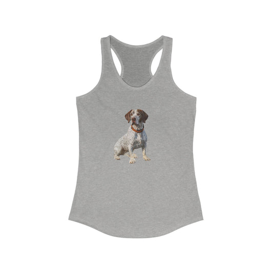 Braque du Bourbonnais Women's Classic Racerback Tank