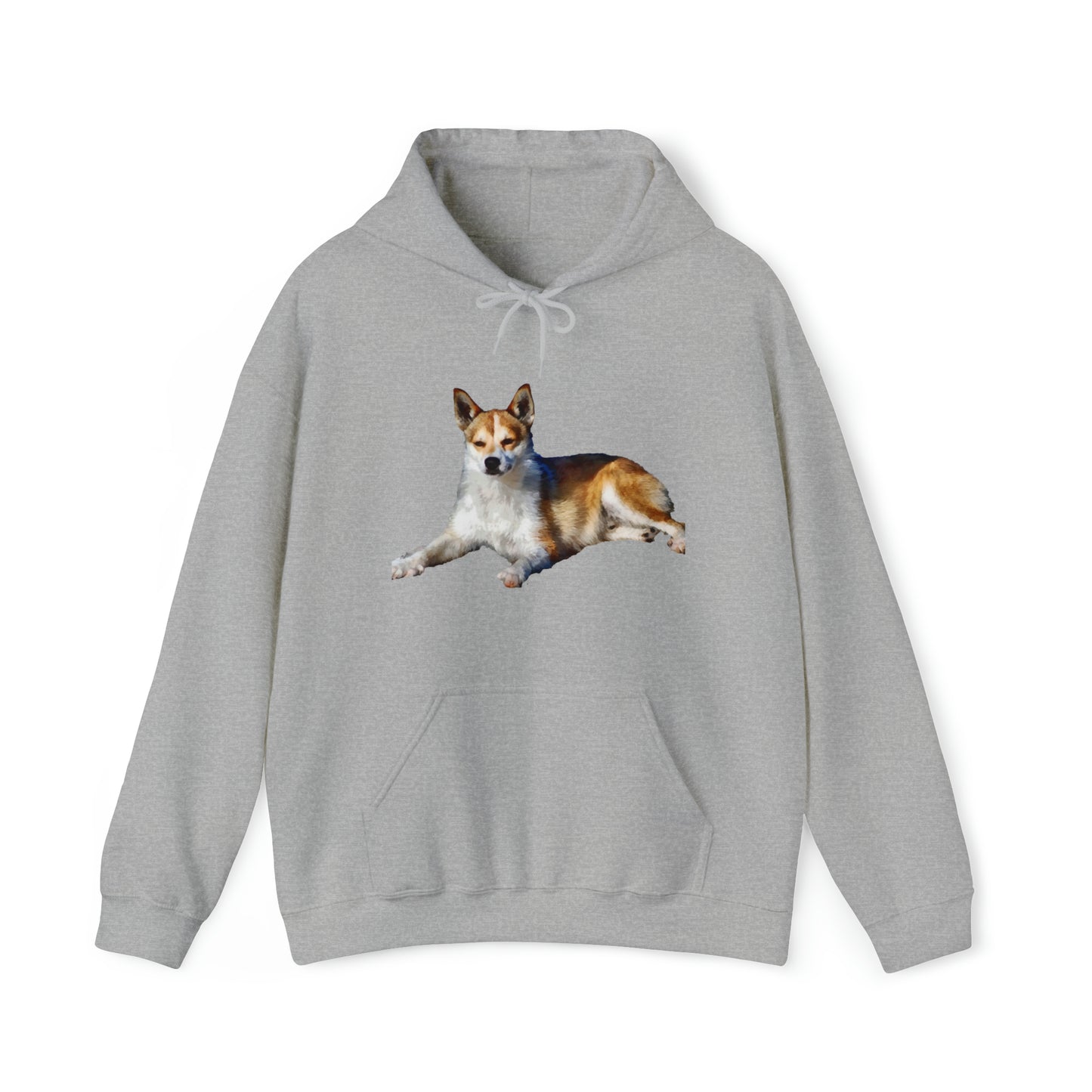 Norwegian Lundehund Unisex 50/50  Hooded Sweatshirt