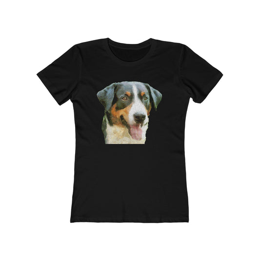 Appenzeller Sennenhund  - Women's Slim Fit Ringspun Cotton T-Shirt