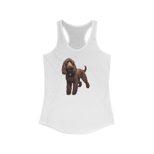 Irish Water Spaniel Women's Racerback Tank