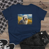Old English Sheepdog Women's Midweight Cotton Tee