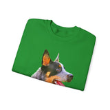 Blue Heeler - Australian Cattle Dog 'Percy' Unisex Crewneck Sweatshirt