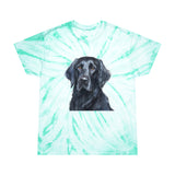 Flat-Coated Retriever Classic Tie-Dye Tee, Cyclone