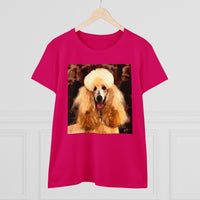 Poodle Women's Midweight Cotton Tee