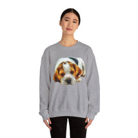 English Foxhound 'Sasha' Unisex 50/50 Crewneck Sweatshirt