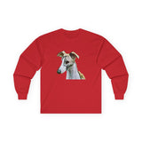 Whippet 'Simba'  Classic Cotton Long Sleeve T-Shirt