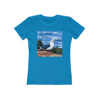 Bodega Seagull - Women's Slim Fit Ringspun Cotton T-Shirt