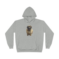 Caucasian Shepherd Dog Unisex Fleece Lined Pullover Hoodie Sweatshirt