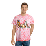 Boxer Quartet - Unisex Cotton Tie-Dye Tee, Cyclone  -