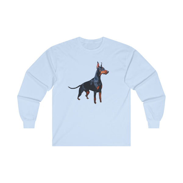 Doberman Pinscher Unisex Classic Cotton Long Sleeve Tee