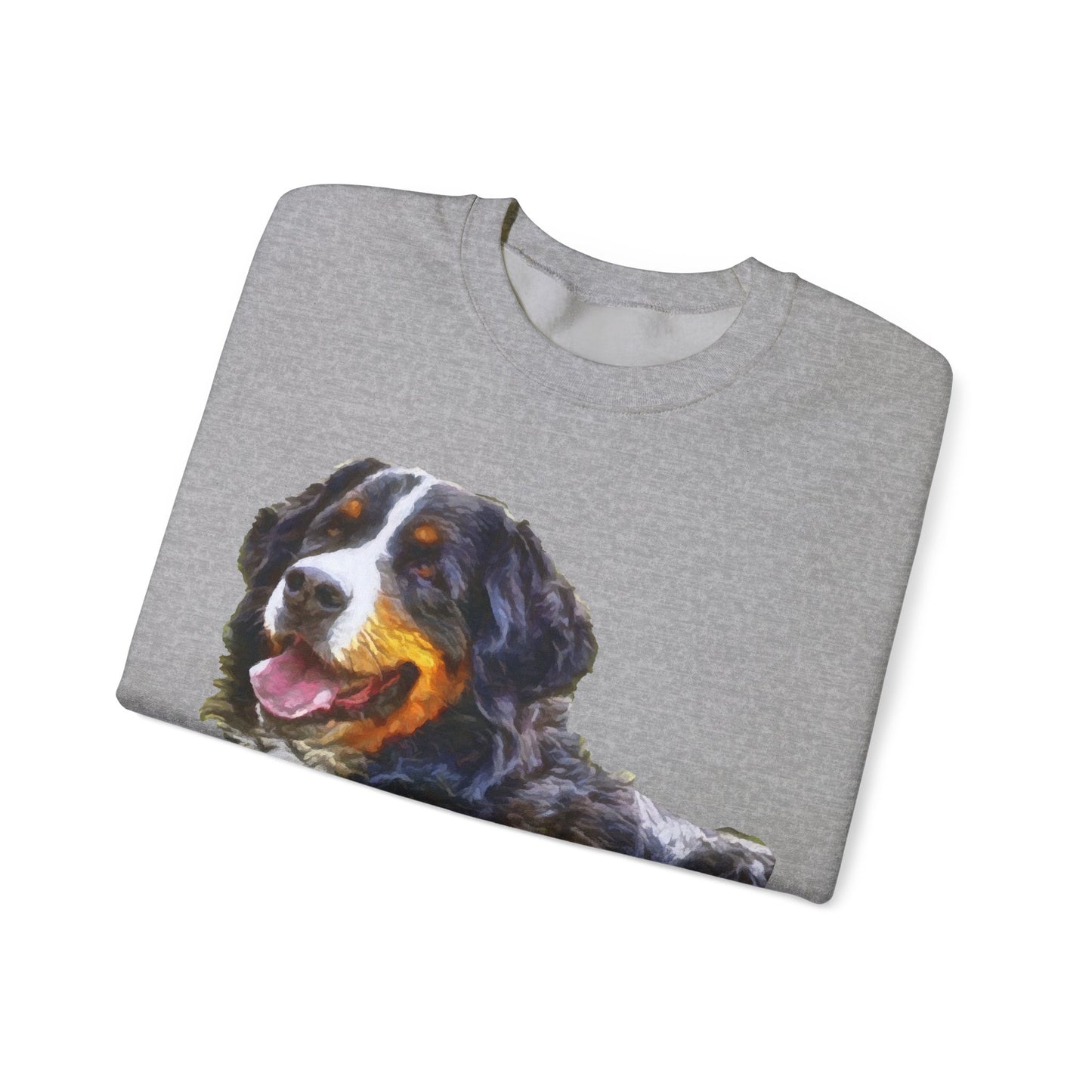 Bernese Mountain Dog Unisex 50/50 Crewneck Sweatshirt