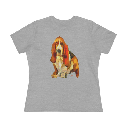 Basset Hound 'Lautrec' Women's Relaxed Fit Tee