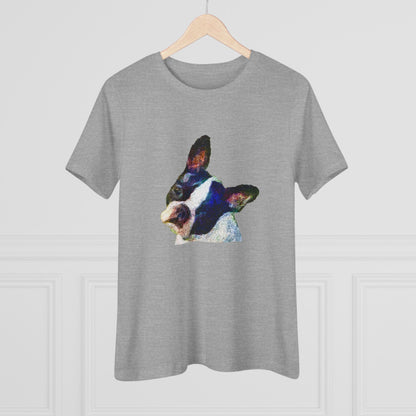 Boston Terrier 'Skipper' Women's Relaxed Fit Cotton Tee