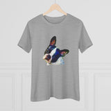 Boston Terrier 'Skipper' Women's Relaxed Fit Cotton Tee