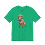 Vizsla 'Augie' Unisex Jersey Short Sleeve Tee