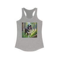 Karelian Bear Dog Women's Racerback Tank