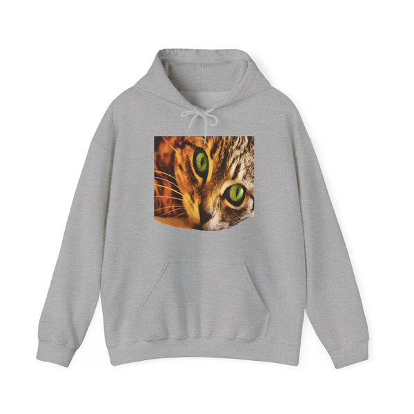 Wide-eye Cat - Unisex 50/50 Hoodie