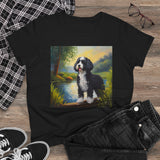 Portuguese Water Dog Women's Midweight Cotton Tee
