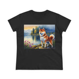 Shiba Inu Women's Midweight Cotton Tee