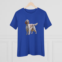 English Setter #4 - Women's Relaxed Fit Cotton Tee