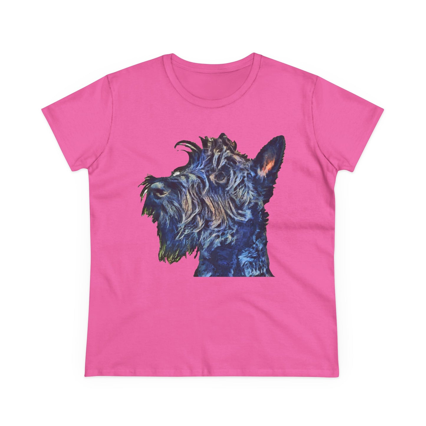 Scottish Terrier 'Scottie' Women's Midweight Cotton Tee