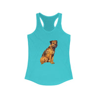 Border Terrier 'Andrew' Women's Racerback Tank