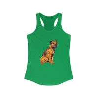 Border Terrier 'Andrew' Women's Racerback Tank