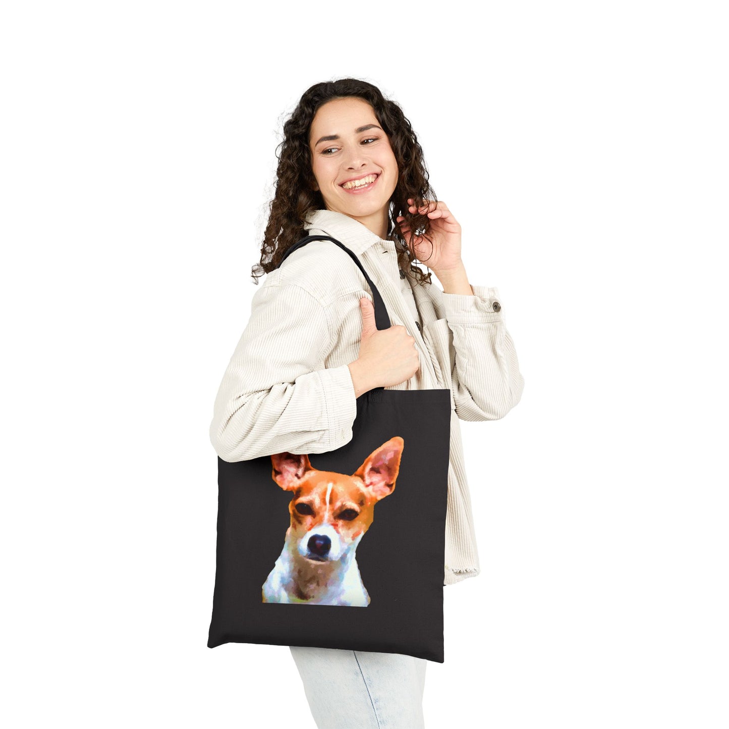 Rat Terrier Cotton Tote Bag