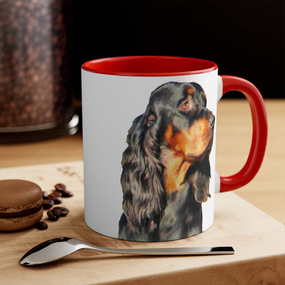 Gordon Setter Accent Coffee Mug, 11oz - Sip in Style!