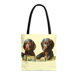 Exquisite Boykin Spaniels Fine Art Painting Tote Bag