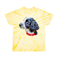 English Cocker Spaniel 'Tango'  Classic Cotton Tie-Dye Tee, Cyclone